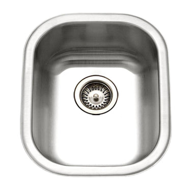 Houzer CS-1407-1 Club Series Undermount Medium Bowl Bar/Prep Sink Bar Sink - Undermount Houzer